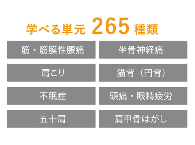 実例から学ぶ実践的な技術愁訴改善・施術構成力